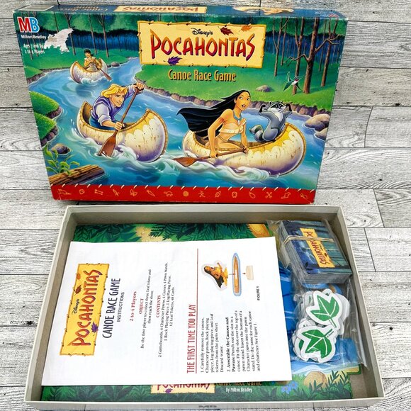 Milton Bradley Disney Pocahontas Canoe Race Game - 2 to 4 Players, Ages 7 & Up - Picture 3 of 10